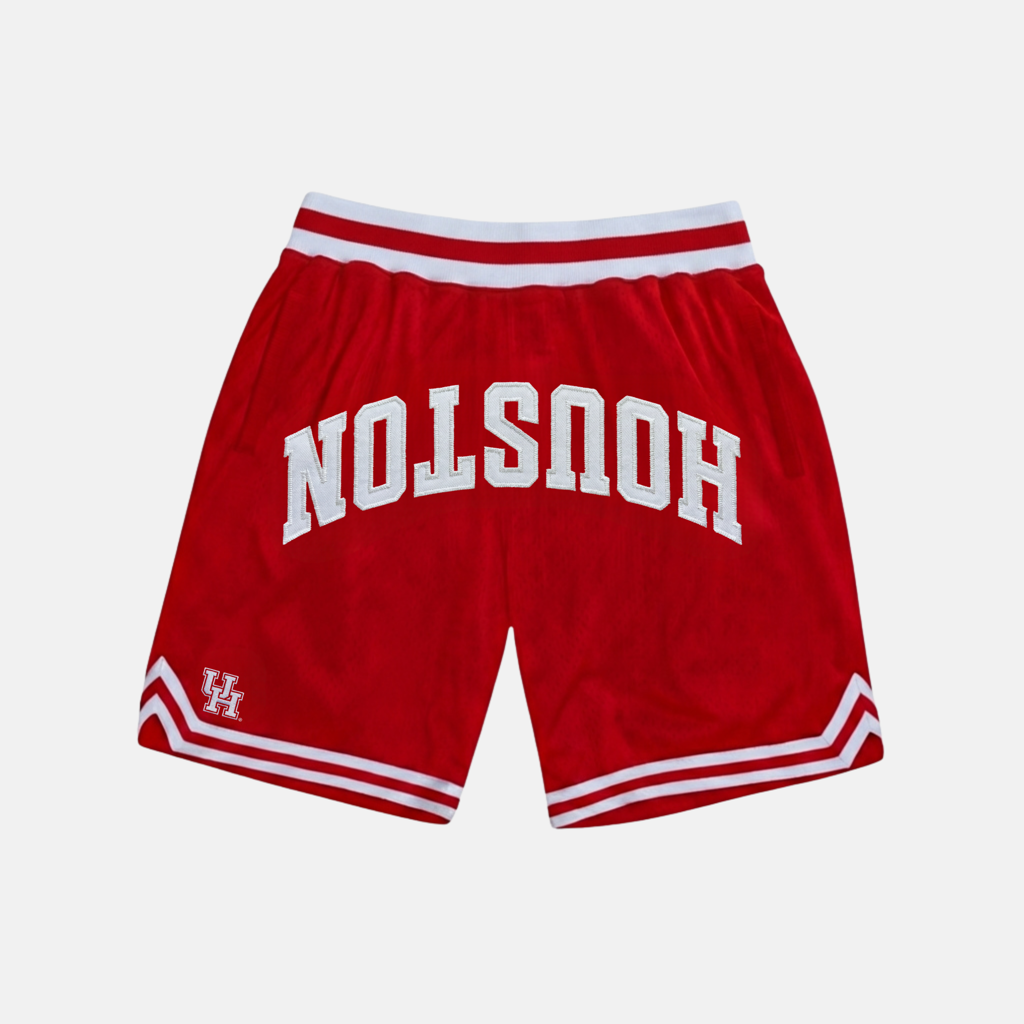 upside down college shorts